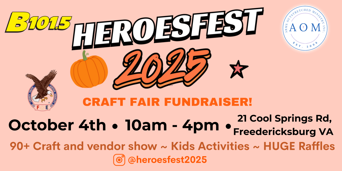Craft Fair Fundraiser: Honoring Our Heroes, October 4, 2025