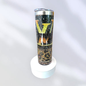 Luxury Bag Glitter Globe Tumbler 20oz