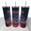 Smoke Logo Sports NFL Skinny Steel Tumbler with Straw, 20oz - Creative Works Crafts