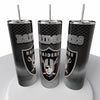 Smoke Logo Sports NFL Skinny Steel Tumbler with Straw, 20oz - Creative Works Crafts