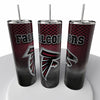 Smoke Logo Sports NFL Skinny Steel Tumbler with Straw, 20oz - Creative Works Crafts