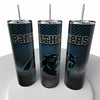 Smoke Logo Sports NFL Skinny Steel Tumbler with Straw, 20oz - Creative Works Crafts
