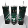 Smoke Logo Sports NFL Skinny Steel Tumbler with Straw, 20oz - Creative Works Crafts