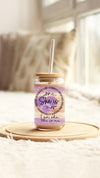 “She Is” 16oz. Glass Tumbler with Straw - Creative Works Crafts
