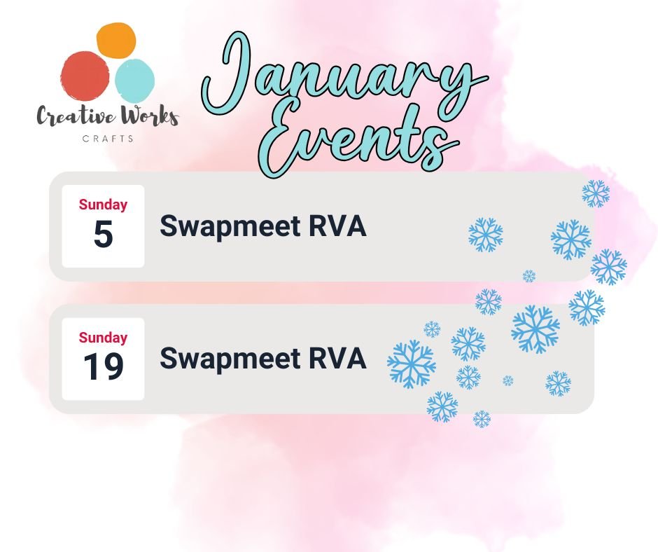 Swapmeet RVA January Markets, January 5th & 19th