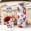 Summer Fruits Purse/Bag Mug or Skinny Steel Tumbler with Straw