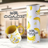 Summer Fruits Purse/Bag Mug or Skinny Steel Tumbler with Straw