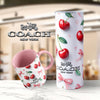 Summer Fruits Purse/Bag Mug or Skinny Steel Tumbler with Straw