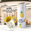 Summer Fruits Purse/Bag Mug or Skinny Steel Tumbler with Straw