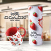 Summer Fruits Purse/Bag Mug or Skinny Steel Tumbler with Straw