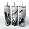 Abstract Blocks NFL Skinny Steel Tumbler with Straw, 20oz - Creative Works Crafts