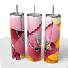 Abstract Blocks NFL Skinny Steel Tumbler with Straw, 20oz - Creative Works Crafts