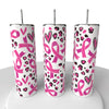 “Breast Cancer Awareness" Skinny Steel Tumbler with Straw - Creative Works Crafts