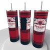 Budweiser Sports NFL Skinny Steel Tumbler with Straw, 20oz - Creative Works Crafts