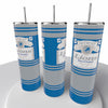 Budweiser Sports NFL Skinny Steel Tumbler with Straw, 20oz - Creative Works Crafts