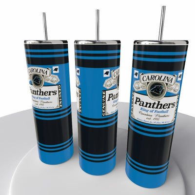 Budweiser Sports NFL Skinny Steel Tumbler with Straw, 20oz - Creative Works Crafts