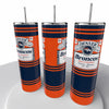 Budweiser Sports NFL Skinny Steel Tumbler with Straw, 20oz - Creative Works Crafts