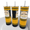 Budweiser Sports NFL Skinny Steel Tumbler with Straw, 20oz - Creative Works Crafts