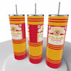 Budweiser Sports NFL Skinny Steel Tumbler with Straw, 20oz - Creative Works Crafts