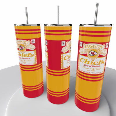 Budweiser Sports NFL Skinny Steel Tumbler with Straw, 20oz - Creative Works Crafts