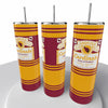Budweiser Sports NFL Skinny Steel Tumbler with Straw, 20oz - Creative Works Crafts