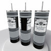 Budweiser Sports NFL Skinny Steel Tumbler with Straw, 20oz - Creative Works Crafts