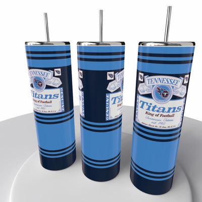 Budweiser Sports NFL Skinny Steel Tumbler with Straw, 20oz - Creative Works Crafts