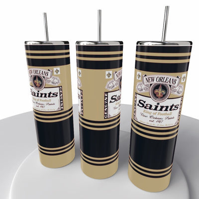 Budweiser Sports NFL Skinny Steel Tumbler with Straw, 20oz - Creative Works Crafts