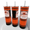 Budweiser Sports NFL Skinny Steel Tumbler with Straw, 20oz - Creative Works Crafts