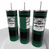 Budweiser Sports NFL Skinny Steel Tumbler with Straw, 20oz - Creative Works Crafts