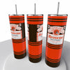 Budweiser Sports NFL Skinny Steel Tumbler with Straw, 20oz - Creative Works Crafts