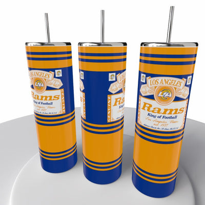 Budweiser Sports NFL Skinny Steel Tumbler with Straw, 20oz - Creative Works Crafts