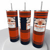 Budweiser Sports NFL Skinny Steel Tumbler with Straw, 20oz - Creative Works Crafts