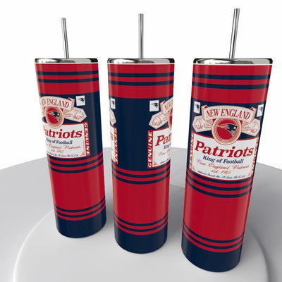 Budweiser Sports NFL Skinny Steel Tumbler with Straw, 20oz - Creative Works Crafts