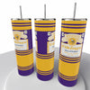 Budweiser Sports NFL Skinny Steel Tumbler with Straw, 20oz - Creative Works Crafts