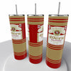 Budweiser Sports NFL Skinny Steel Tumbler with Straw, 20oz - Creative Works Crafts
