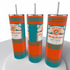 Budweiser Sports NFL Skinny Steel Tumbler with Straw, 20oz - Creative Works Crafts