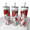 Christmas Trees Skinny Steel Tumbler with Straw - Creative Works Crafts