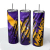 Fabric Rip Claw NFL Skinny Steel Tumbler with Straw, 20oz - Creative Works Crafts