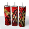 Fabric Rip Claw NFL Skinny Steel Tumbler with Straw, 20oz - Creative Works Crafts