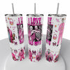 I Love Bad Boys Halloween Skinny Steel Tumbler with Straw - Creative Works Crafts