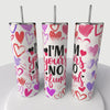 I’m Yours No Refunds Skinny Steel Tumbler with Straw - Creative Works Crafts