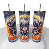 NFL Highland Cow Skinny Steel Tumbler with Straw, 20oz - Creative Works Crafts