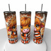 NFL Highland Cow Skinny Steel Tumbler with Straw, 20oz - Creative Works Crafts