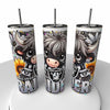 NFL Highland Cow Skinny Steel Tumbler with Straw, 20oz - Creative Works Crafts
