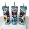 NFL Highland Cow Skinny Steel Tumbler with Straw, 20oz - Creative Works Crafts