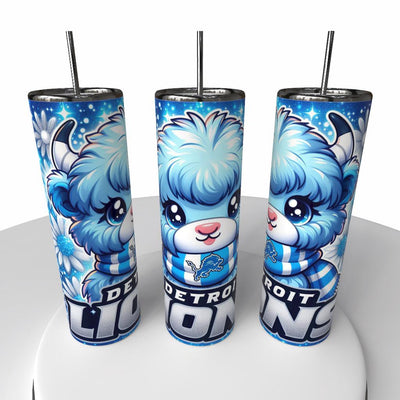 NFL Highland Cow Skinny Steel Tumbler with Straw, 20oz - Creative Works Crafts