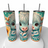 NFL Highland Cow Skinny Steel Tumbler with Straw, 20oz - Creative Works Crafts
