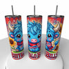 NFL Highland Cow Skinny Steel Tumbler with Straw, 20oz - Creative Works Crafts