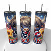 NFL Highland Cow Skinny Steel Tumbler with Straw, 20oz - Creative Works Crafts